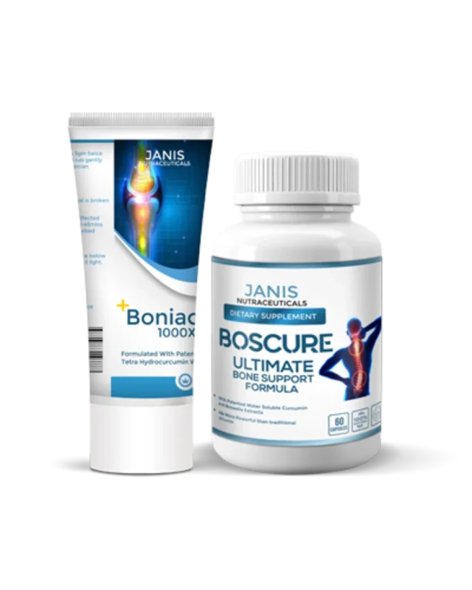 Boniac and Boscure 2-in-1 Bone & Joint Wellness System | Arthritis Pain Relief